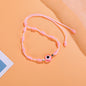 Braided devil eye bracelet hand-knotted bracelet