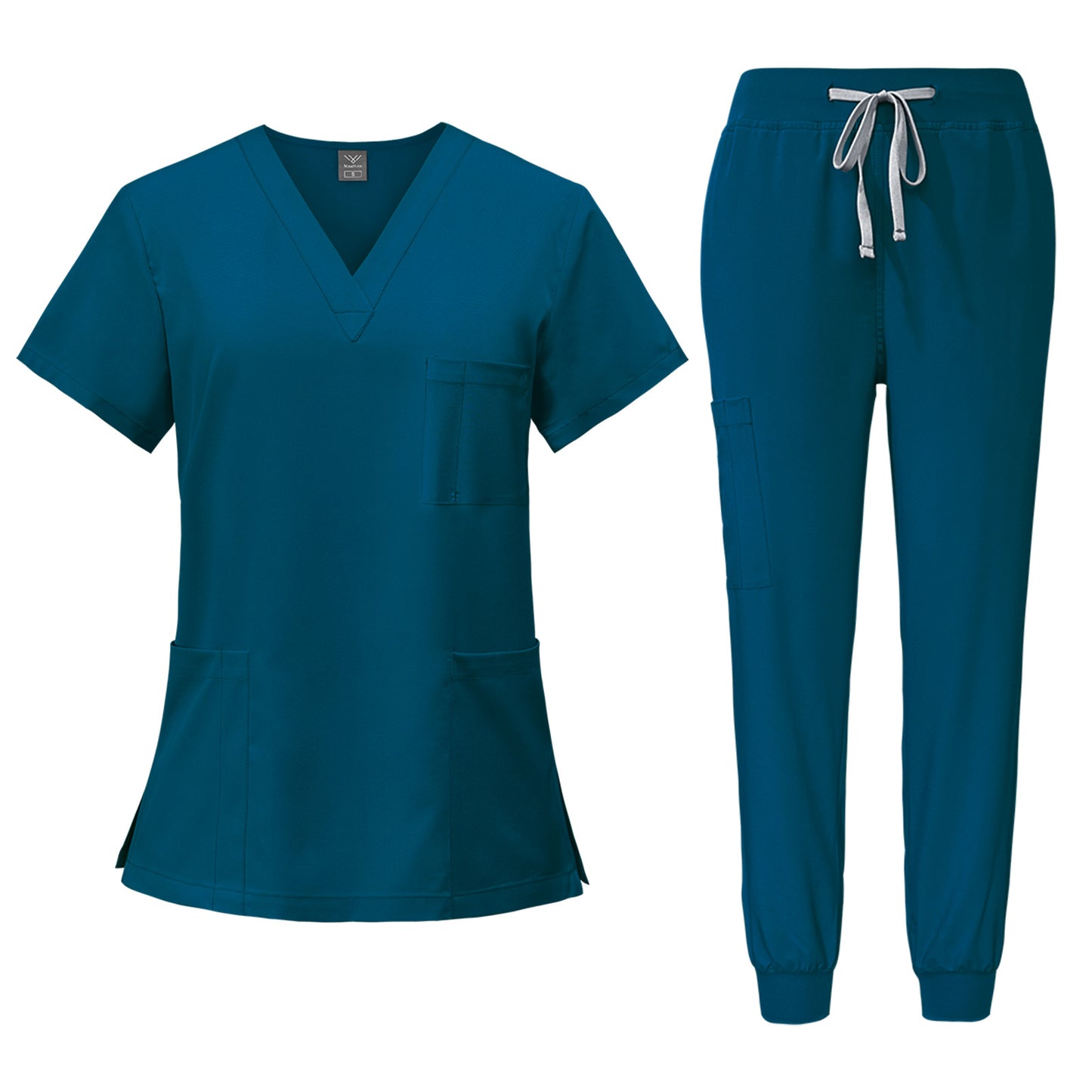 Quick-drying short-sleeved surgical gown for dental nurses and doctors