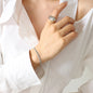 Bone chain niche design hot girl necklace bracelet jewelry