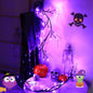 Halloween LED rattan light artificial tree