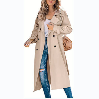 European and American women's winter and autumn windbreaker jacket