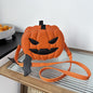 Halloween funny pumpkin bag fashionable and versatile shoulder crossbody