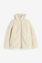 New autumn and winter women's clothing, fashionable, loose, cashmere-proof, personalized, casual, outdoor, zipper jacket
