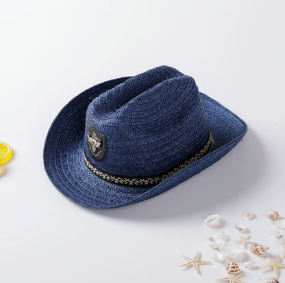 Straw hat European and American adult hat