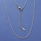 Stainless steel basic chain does not fade necklace DIY round snake bone chain jewelry chain