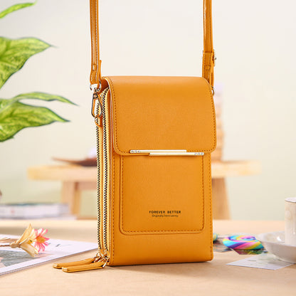 Touch screen mobile phone bag