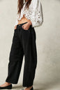 European and American spring casual loose mid-waist tubular women's jeans