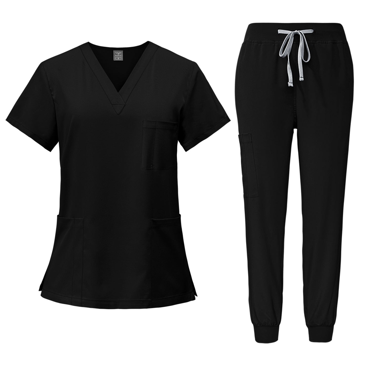 Quick-drying short-sleeved surgical gown for dental nurses and doctors