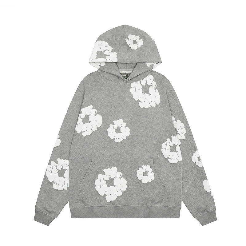 Foam Kapok High Street Loose Autumn and Winter Hooded Sweatshirt
