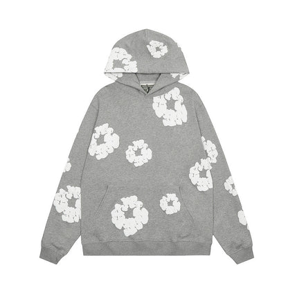 Foam Kapok High Street Loose Autumn and Winter Hooded Sweatshirt