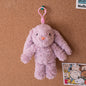 Cute plush animal pendant keychain car keychain doll pendant
