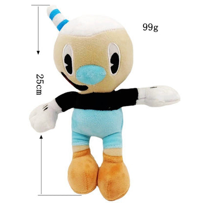 European and American new The Cuphead Show children's doll Cuphead Adventure Teacup King plush toy