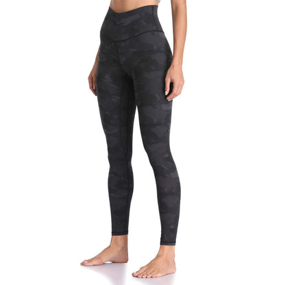 Printed women's tight-fitting butt-lifting casual yoga running sweatpants