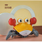 Children's induction electric crab toy rechargeable luminous music baby crawling and running away Crab