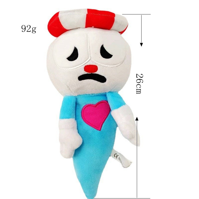 European and American new The Cuphead Show children's doll Cuphead Adventure Teacup King plush toy