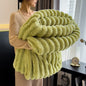 Plush blanket thick flannel cover blanket milk velvet blanket
