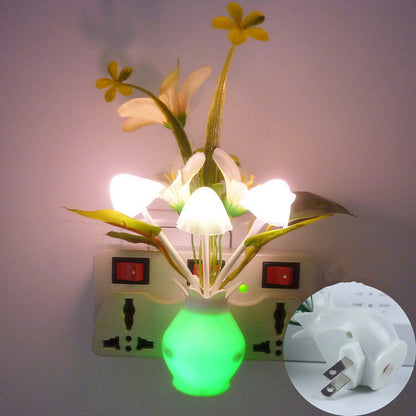 LED light control sensor lamp vase night light