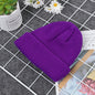 Winter knitted hats, melon-shaped hats, warm woolen hats for men and women