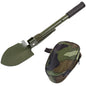 Outdoor folding engineering shovel, multifunctional engineering shovel, camping supplies tool survival equipment Prepare to dig for earthworms