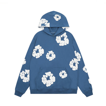 Foam Kapok High Street Loose Autumn and Winter Hooded Sweatshirt