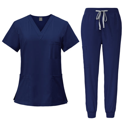Quick-drying short-sleeved surgical gown for dental nurses and doctors