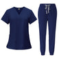 Quick-drying short-sleeved surgical gown for dental nurses and doctors