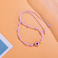 Braided devil eye bracelet hand-knotted bracelet