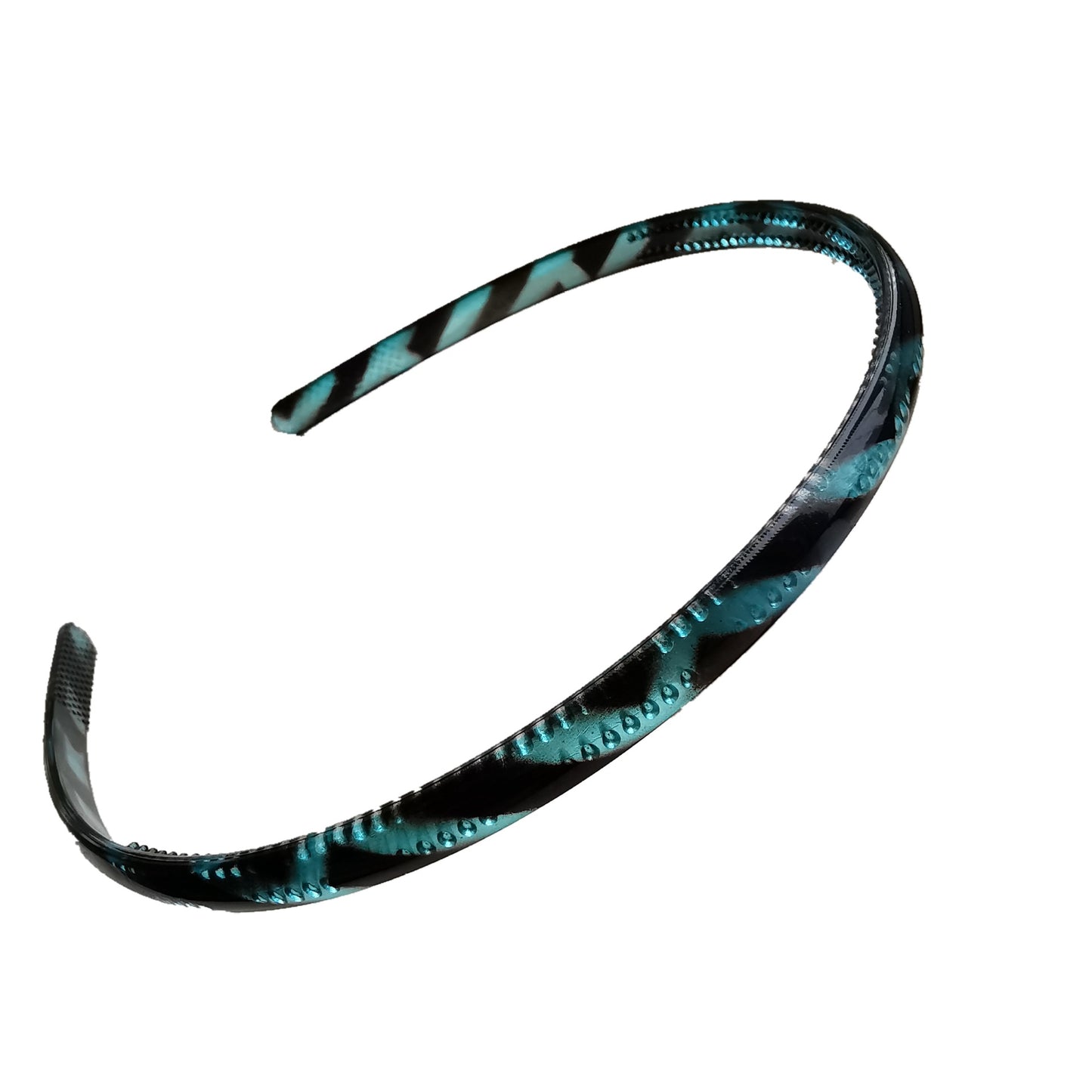 Plastic toothed non-slip headband