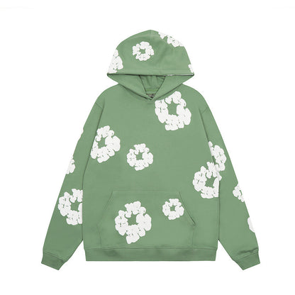 Foam Kapok High Street Loose Autumn and Winter Hooded Sweatshirt