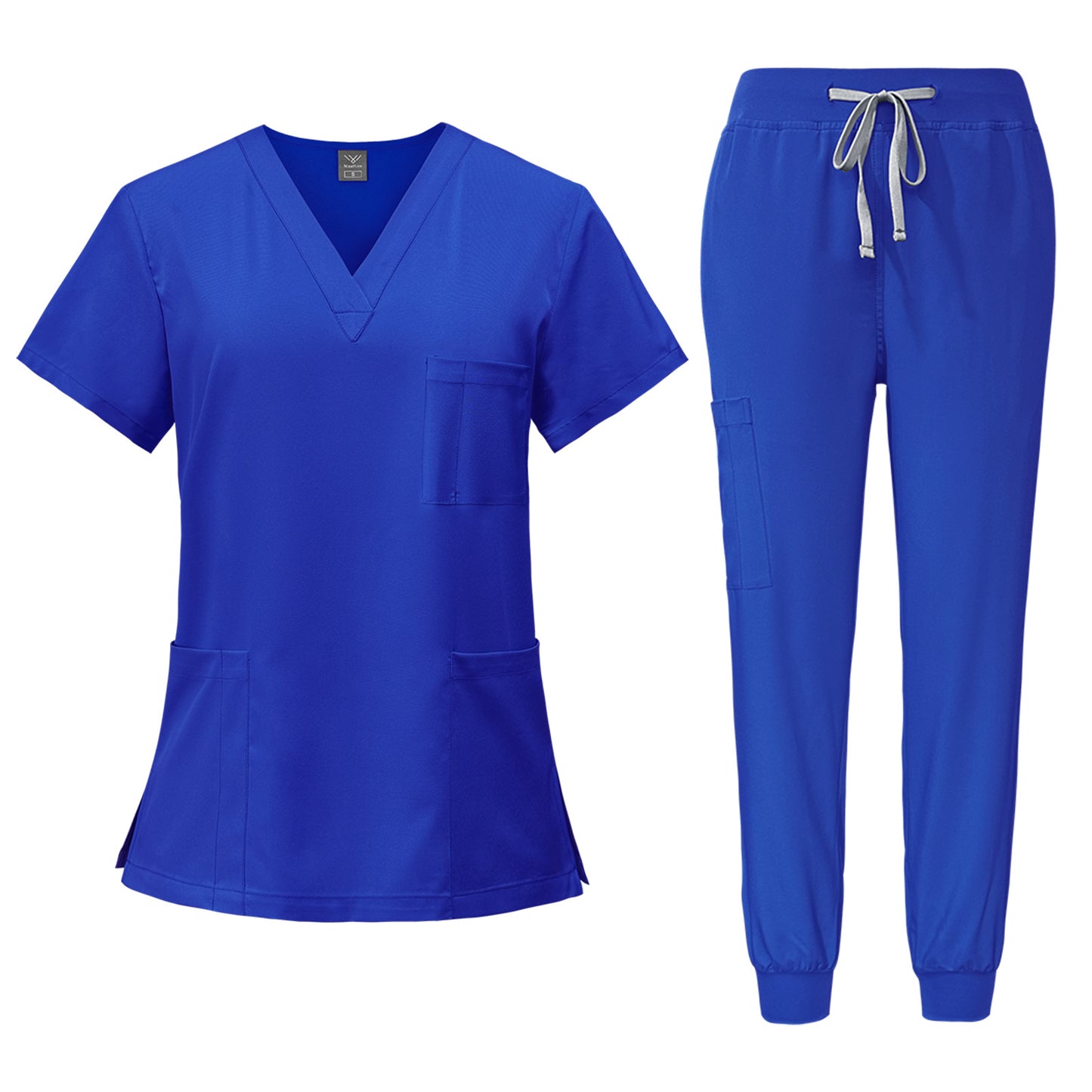 Quick-drying short-sleeved surgical gown for dental nurses and doctors