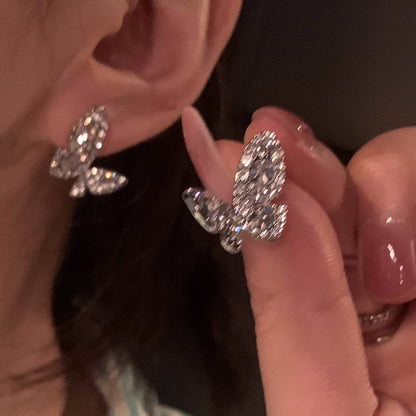 Small pearl earrings for women, versatile, elegant, long tassels