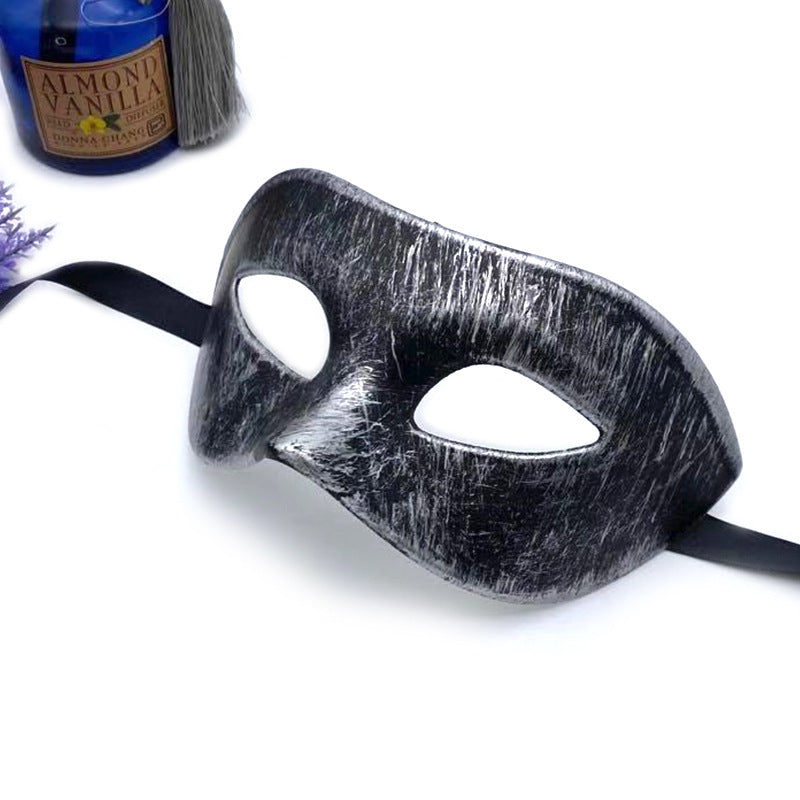 Prop party black mask half face adult white thickened eye mask