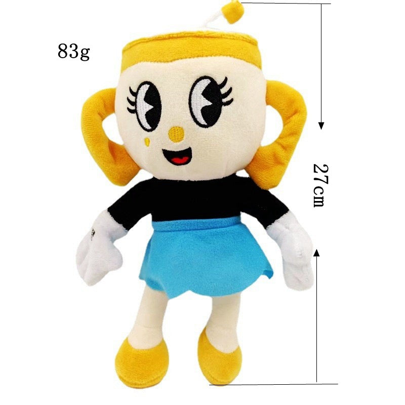 European and American new The Cuphead Show children's doll Cuphead Adventure Teacup King plush toy