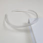 Plastic toothed non-slip headband