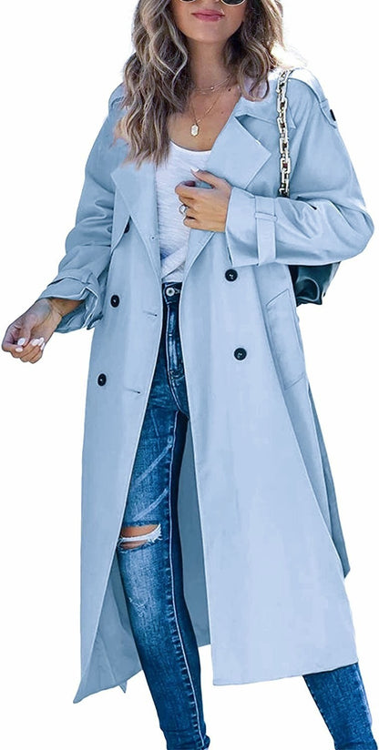 European and American women's winter and autumn windbreaker jacket