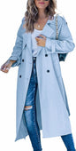 European and American women's winter and autumn windbreaker jacket