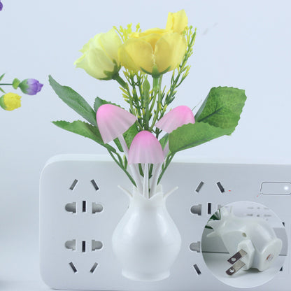 LED light control sensor lamp vase night light