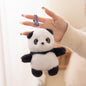 Cute plush animal pendant keychain car keychain doll pendant