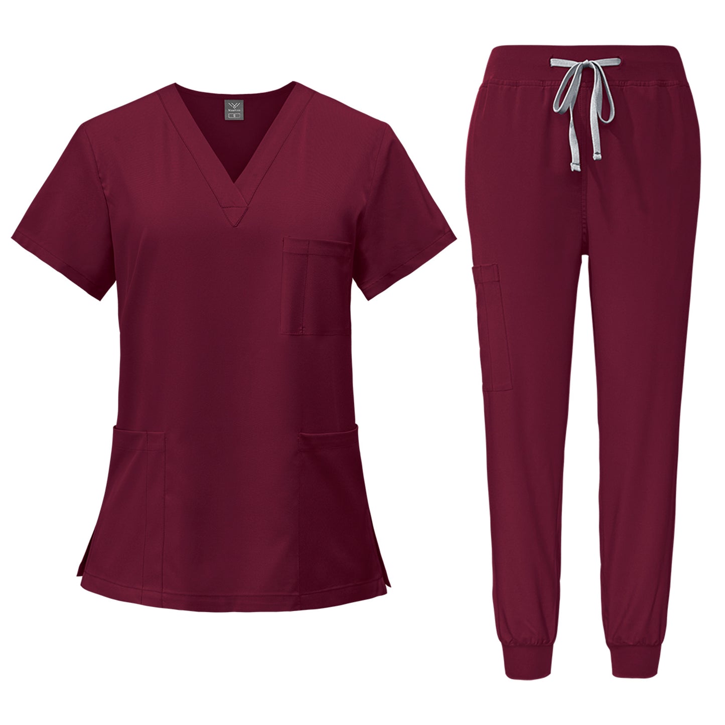 Quick-drying short-sleeved surgical gown for dental nurses and doctors