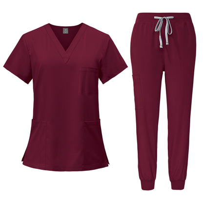 Quick-drying short-sleeved surgical gown for dental nurses and doctors