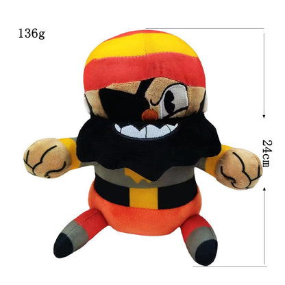 European and American new The Cuphead Show children's doll Cuphead Adventure Teacup King plush toy