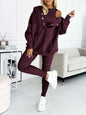 Women's sports casual hooded sweatshirt thickened thread