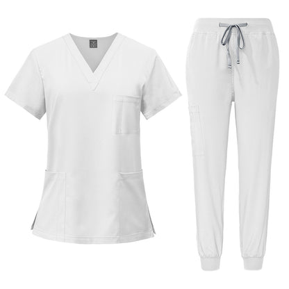 Quick-drying short-sleeved surgical gown for dental nurses and doctors