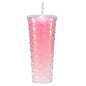 Large capacity, high appearance, colorful gradient double-layer creative internet celebrity new large fish scale cup