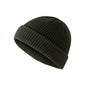 Hat autumn and winter retro round top warm short woolen head melon skin hat knitted hat cold hat men and women