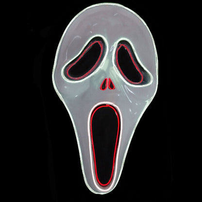 Glowing horror scream mask movie same style luminous mask