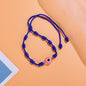Braided devil eye bracelet hand-knotted bracelet