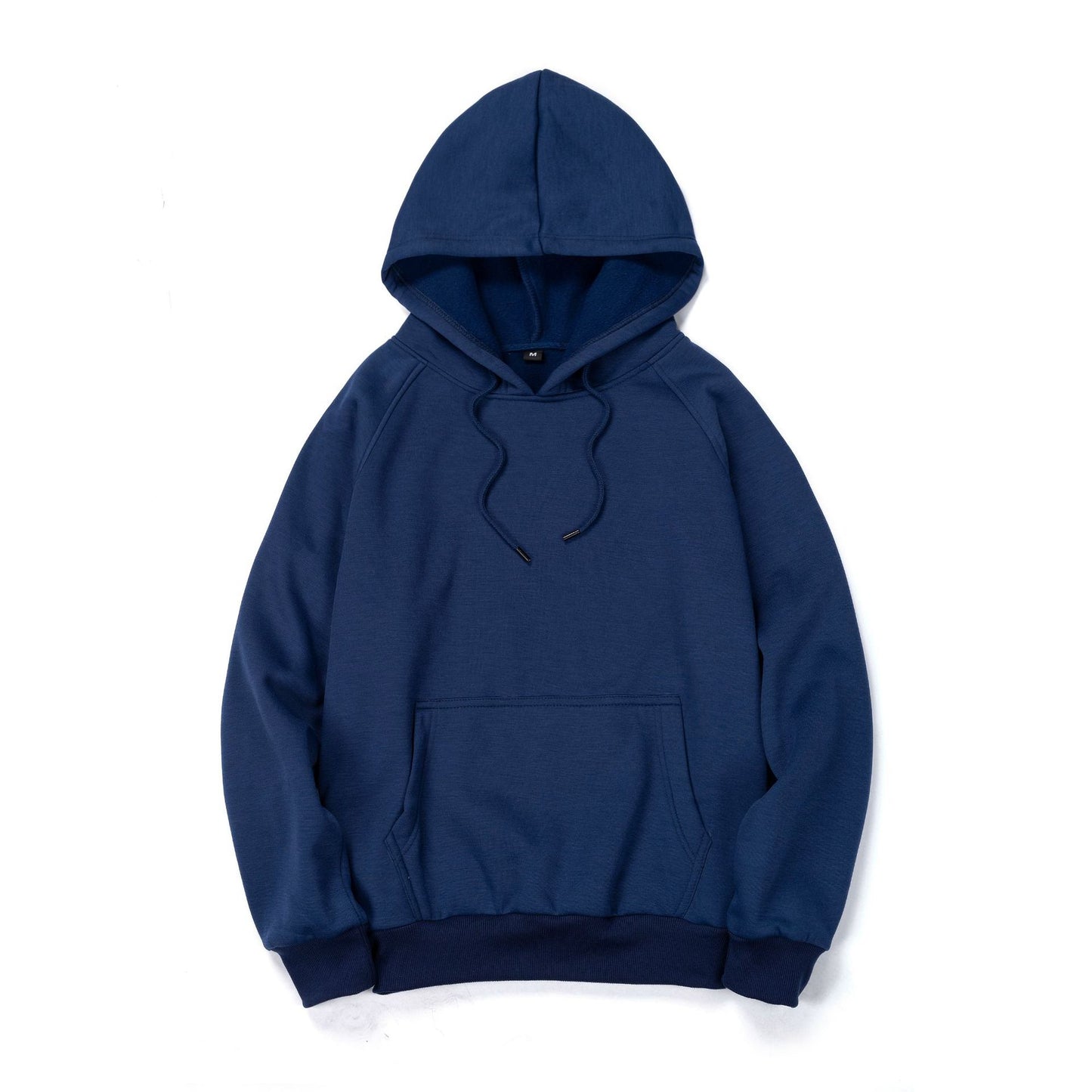 Oversized long-sleeved hooded sweatshirt
