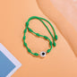 Braided devil eye bracelet hand-knotted bracelet