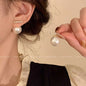 Small pearl earrings for women, versatile, elegant, long tassels